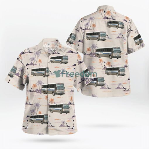 MTA New York City Bus MCI D4500CL Hawaiian Shirt Product Photo 1