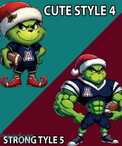 Multi Style Grinch Arizona Wildcats Ugly Christmas Sweater Gift For Men And Women - Grinch Arizona Wildcats Ugly Christmas Sweater Photo 5