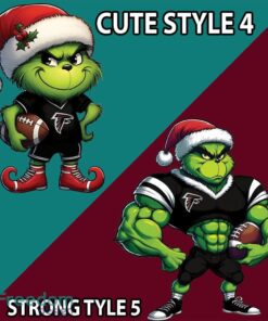 Multi Style Grinch Atlanta Falcons Ugly Christmas Sweater Gift For Adult - Grinch Atlanta Falcons Ugly Christmas Sweater Photo 5