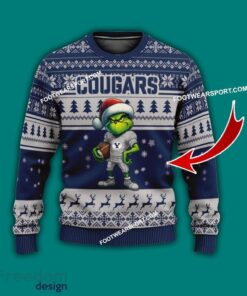 Multi Style Grinch BYU Cougars Ugly Christmas Sweater Gift For Men And Women Multi Style Grinch BYU Cougars Ugly Christmas Sweater Gift For Men And Women