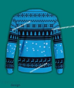 Multi Style Grinch Carolina Panthers Knitted Christmas Sweater AOP Gift For Men And Women - Grinch Carolina Panthers Ugly Christmas Sweater Photo 2