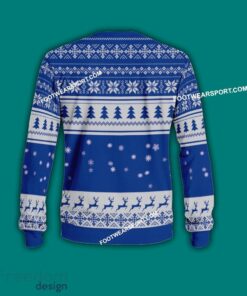 Multi Style Grinch Duke Blue Devils Knitted Christmas Sweater AOP Gift Holidays - Grinch Duke Blue Devils Ugly Christmas Sweater Photo 2