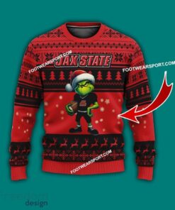 Multi Style Grinch Jacksonville State Gamecocks Knitted Christmas Sweater Gift For Men And Women