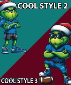 Multi Style Grinch Los Angeles Chargers Knitted Christmas Sweater AOP Gift For Adult image Multi Style Grinch Los Angeles Chargers Knitted Christmas Sweater AOP Gift For Adult - Grinch Los Angeles Chargers Ugly Christmas Sweater Photo 4