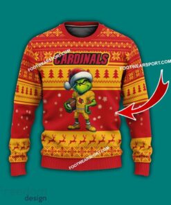 Multi Style Grinch Louisville Cardinals Ugly Xmas Sweater Gift For Adult Multi Style Grinch Louisville Cardinals Ugly Xmas Sweater Gift For Adult