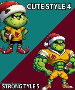 Multi Style Grinch Louisville Cardinals Ugly Xmas Sweater Gift For Adult image Multi Style Grinch Louisville Cardinals Ugly Xmas Sweater Gift For Adult - Grinch Louisville Cardinals Ugly Christmas Sweater Photo 5