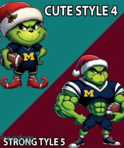 Multi Style Grinch Michigan Wolverines Ugly Christmas Sweater Gift For Men And Women image Multi Style Grinch Michigan Wolverines Ugly Christmas Sweater Gift For Men And Women - Grinch Michigan Wolverines Ugly Christmas Sweater Photo 5