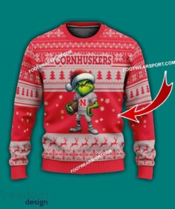 Multi Style Grinch Nebraska Cornhuskers Ugly Christmas Sweater Gift For Men And Women Multi Style Grinch Nebraska Cornhuskers Ugly Christmas Sweater Gift For Men And Women