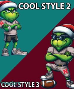 Multi Style Grinch Nebraska Cornhuskers Ugly Christmas Sweater Gift For Men And Women - Grinch Nebraska Cornhuskers Ugly Christmas Sweater Photo 4