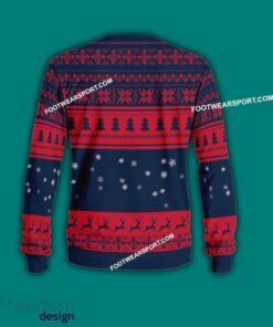 Multi Style Grinch New England Patriots Knitted Christmas Sweater AOP Gift For Adult - Grinch New England Patriots Ugly Christmas Sweater Photo 2