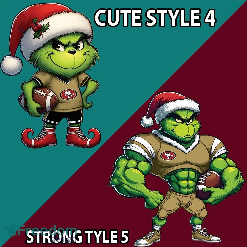 multi-style-grinch-san-francisco-49ers-ugly-christmas-sweater-gift-holidays-4.jpg Multi Style Grinch San Francisco 49ers Ugly Christmas Sweater Gift Holidays - Grinch San Francisco 49ers Ugly Christmas Sweater Photo 5