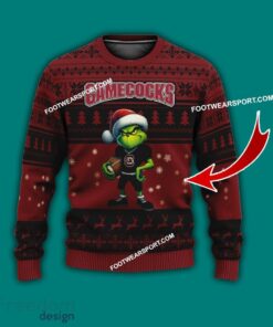 Multi Style Grinch South Carolina Gamecocks Ugly Christmas Sweater Gift For Men And Women