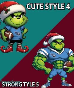 Multi Style Grinch Tennessee Titans Ugly Christmas Sweater Gift For Adult image Multi Style Grinch Tennessee Titans Ugly Christmas Sweater Gift For Adult - Grinch Tennessee Titans Ugly Christmas Sweater Photo 5