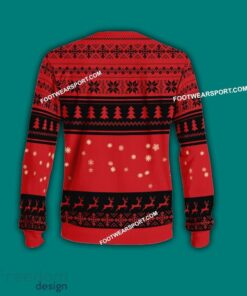 Multi Style Grinch Wisconsin Badgers Knitted Christmas Sweater AOP Gift Holidays - Grinch Wisconsin Badgers Ugly Christmas Sweater Photo 2