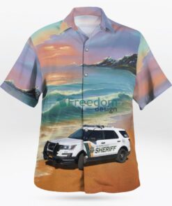 Multnomah County, Oregon, Multnomah County Sheriff Office Hawaiian Shirt Product Photo 3