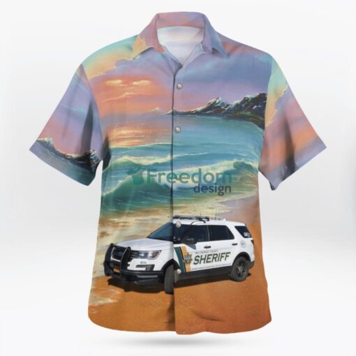 Multnomah County, Oregon, Multnomah County Sheriff Office Hawaiian Shirt Product Photo 3