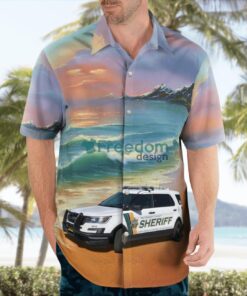 Multnomah County, Oregon, Multnomah County Sheriff Office Hawaiian Shirt Product Photo 4