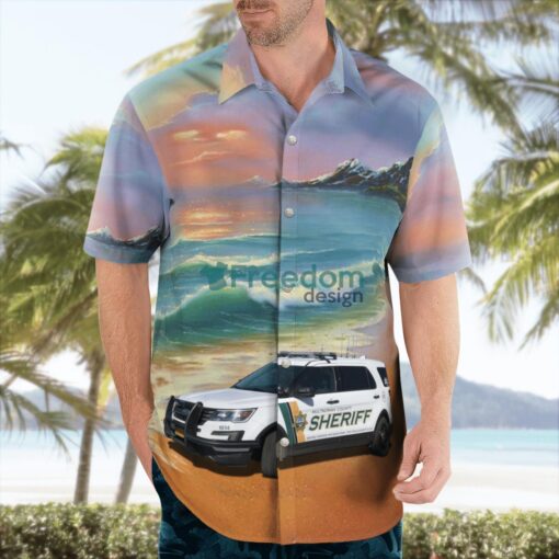 Multnomah County, Oregon, Multnomah County Sheriff Office Hawaiian Shirt Product Photo 4