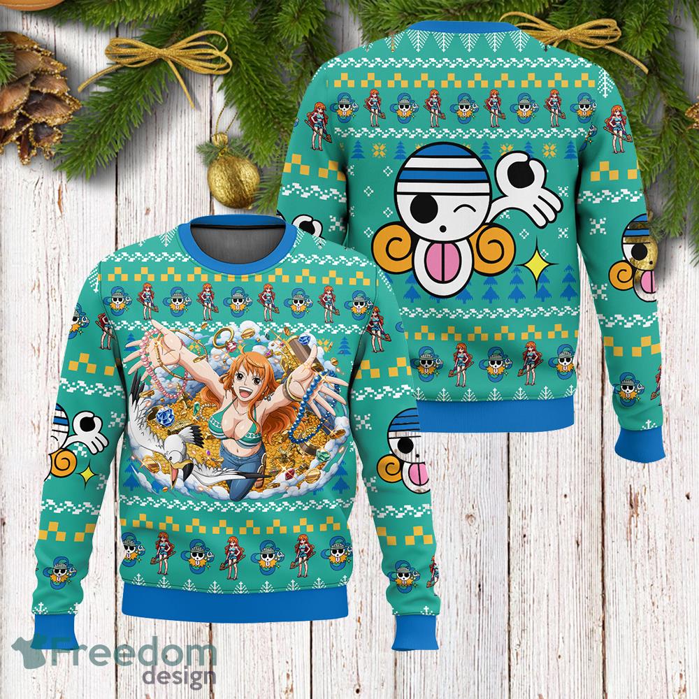 Nami One Piece Ugly 3D Sweater Gift For Christmas image Nami One Piece Ugly 3D Sweater Gift For Christmas - Nami One Piece Ugly 3D Sweater Gift For Christmas