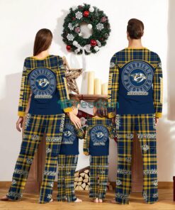 Nashville Predators Custom Name Pajamas Set For Family Sport Team Pajamas Christmas Gift Product Photo 2