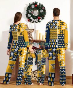 Nashville Predators Pajamas Set Christmas snowflake pattern Cute Pajamas For Family Christmas Gift Ideas Custom Name Product Photo 2