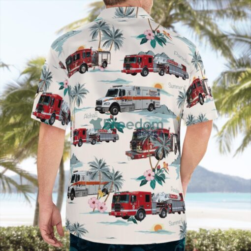 Nashville, Tennessee, Nashville Fire Department Hawaiian Shirt Product Photo 2