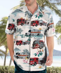 Nashville, Tennessee, Nashville Fire Department Hawaiian Shirt Product Photo 4