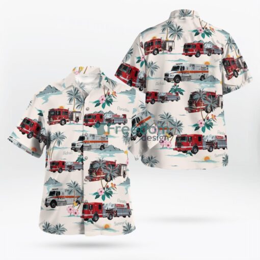 Nashville, Tennessee, Nashville Fire Department Hawaiian Shirt Product Photo 1