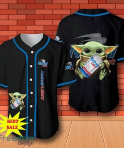 Natural Light Baby Yoda Baseball Jersey for All Genders