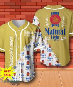Natural Light Baseball Jersey for All Genders