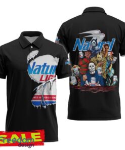 Natural Light Horror Halloween Characters Polo Shirt Cosy For Men Women Gift Holidays