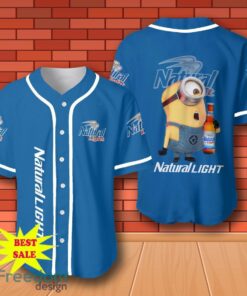 Natural Light Minion Baseball Jersey for All Genders