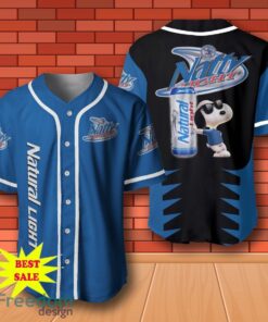 Natural Light Snoopy Baseball Jersey for All Genders