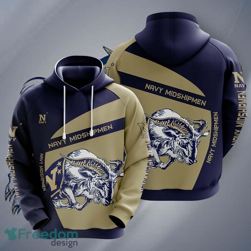 Navy Midshipmen 3D Hoodie For Fans New Trending All OVer Print - Navy Midshipmen 3D Hoodie For Fans New Trending All OVer Print