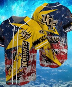 NCAA Ucf Knights Logo Design Baseball Jersay Shirt Full Print Product Photo 1