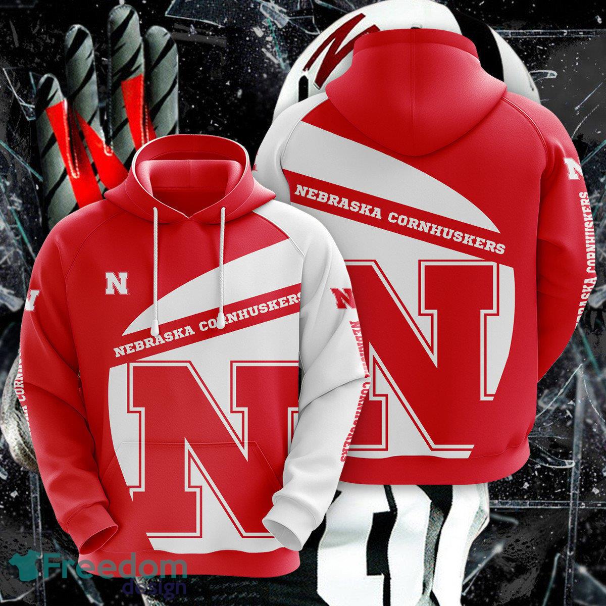 Nebraska Cornhuskers 3D Hoodie For Fans New Trending All OVer Print - Nebraska Cornhuskers 3D Hoodie For Fans New Trending All OVer Print