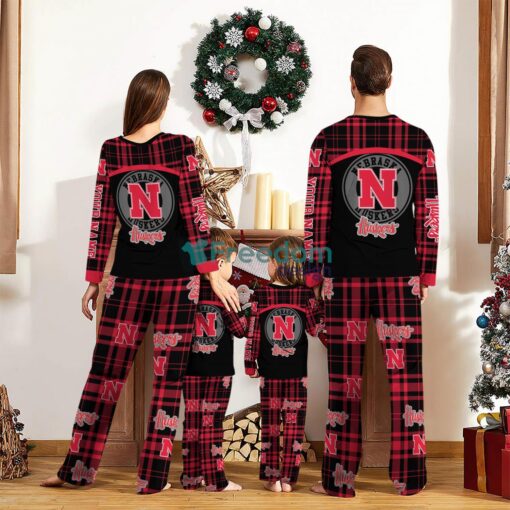 Nebraska Cornhuskers Custom Name Pajamas Set For Family Sport Team Pajamas Christmas Gift Product Photo 2