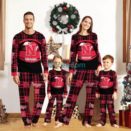 Nebraska Cornhuskers Custom Name Pajamas Set For Family Sport Team Pajamas Christmas Gift Product Photo 1