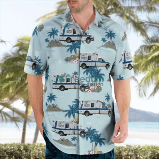 Nevada, Elko County EMS Hawaiian Shirt Product Photo 4