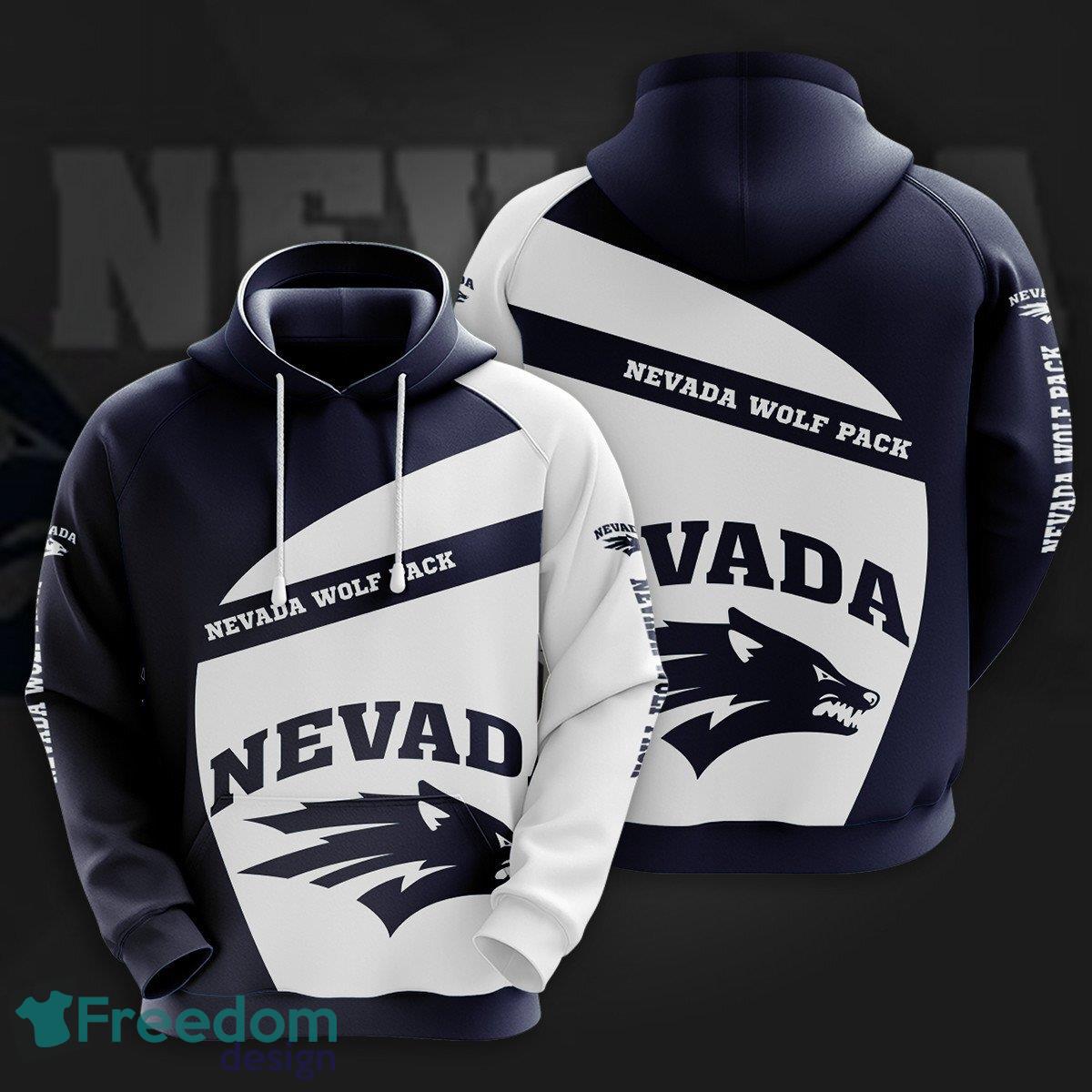 Nevada Wolf Pack 3D Hoodie For Fans New Trending All OVer Print - Nevada Wolf Pack 3D Hoodie For Fans New Trending All OVer Print