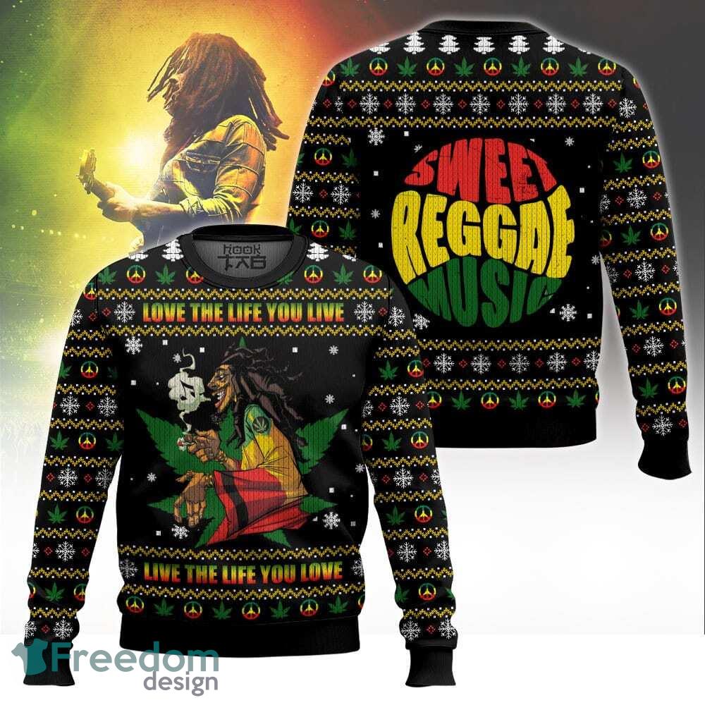 New Design Bob Marley Ugly Christmas Sweater For Fans image New Design Bob Marley Ugly Christmas Sweater For Fans - New Design Bob Marley Ugly Christmas Sweater For Fans