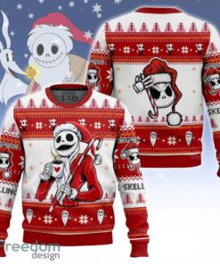 New Design Jack Skellington Ugly Xmas Sweater AOP For Fans