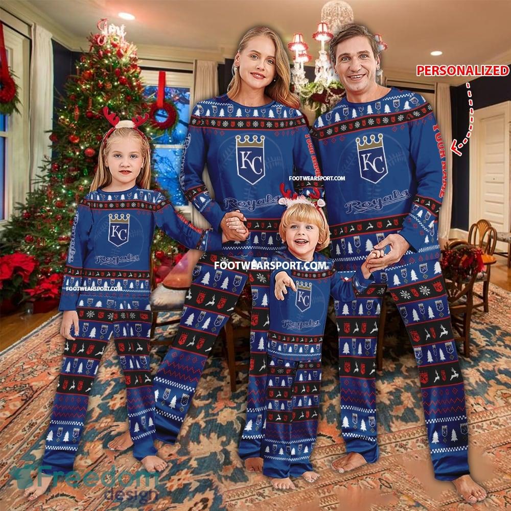 New Design Kansas City Royals Christmas Pajamas Set Gift Family image New Design Kansas City Royals Christmas Pajamas Set Gift Family - New Design Kansas City Royals Christmas Pajamas Set Gift Family