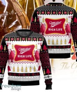 New Design Miller High Life Knitted Christmas 3D Sweater For Fans