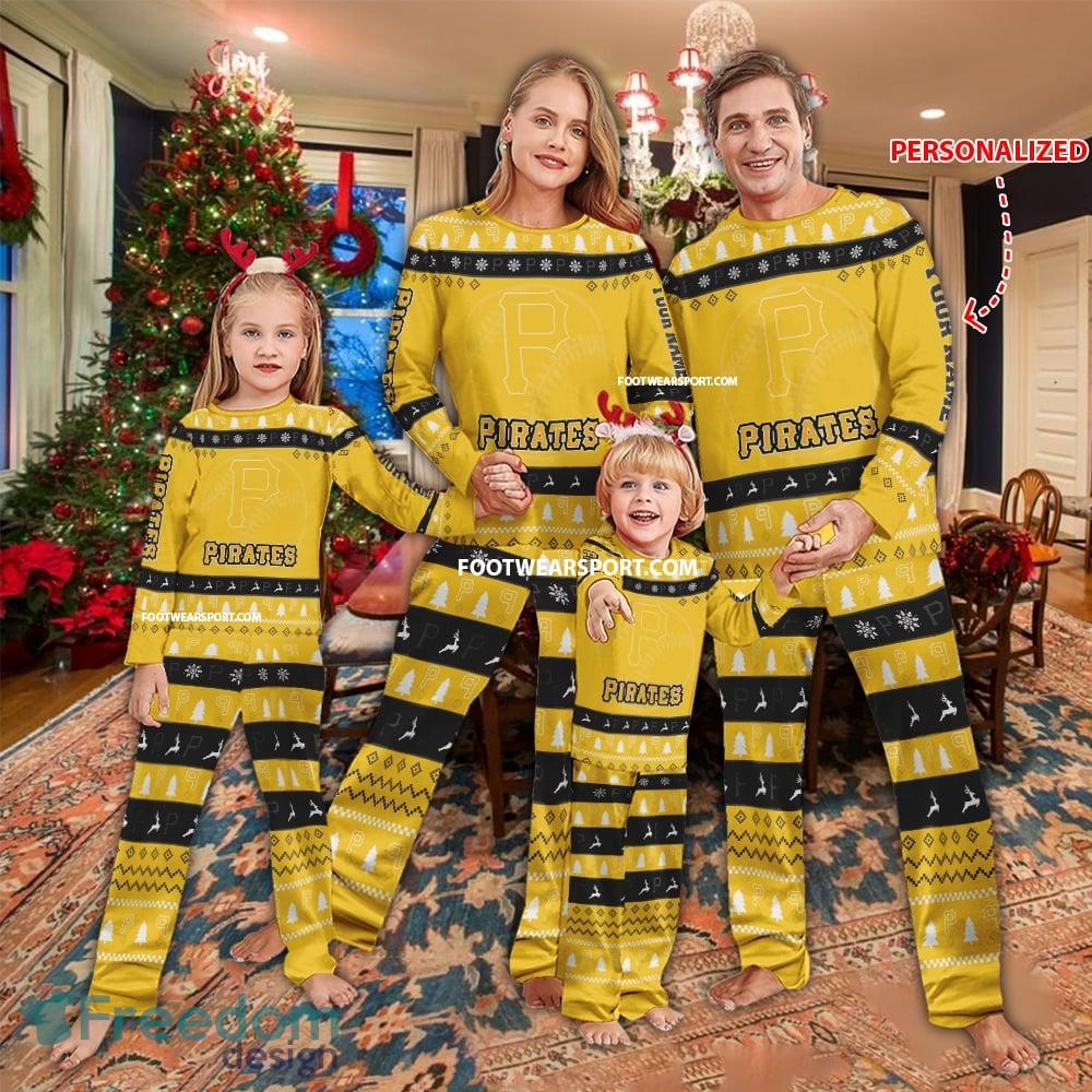 New Design Pittsburgh Pirates Christmas Pajamas Set Gift Family image New Design Pittsburgh Pirates Christmas Pajamas Set Gift Family - New Design Pittsburgh Pirates Christmas Pajamas Set Gift Family