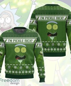 New Design Rick And Morty I’m Pickle Rick Ugly Xmas Sweater For Fans