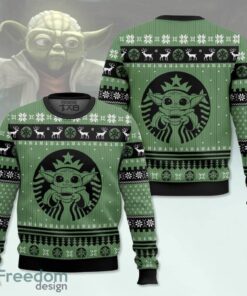 New Design Yoda Star Wars Ugly Christmas Sweater AOP Gift For Adult