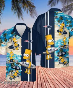 New England Patriots Bart Simpson Hawaiian Shirt Funny For Men Women Fans