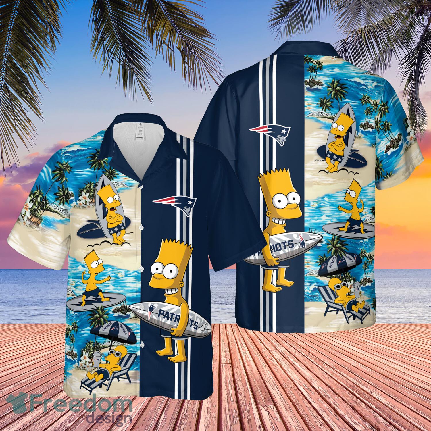 New England Patriots Bart Simpson Hawaiian Shirt Funny For Men Women Fans image New England Patriots Bart Simpson Hawaiian Shirt Funny For Men Women Fans - New England Patriots Bart Simpson Hawaiian Shirt Funny For Men Women Fans