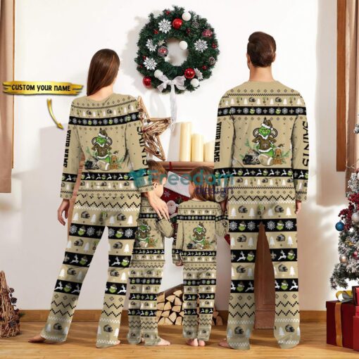 New Orleans Saints Pajamas Sport Team Pajama Set Christmas Gift For Family Custom Name Unique Gift Product Photo 2